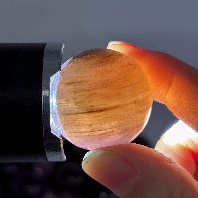14 Pieces High Quality Purple Lepidolite Spark Spheres - Image 4