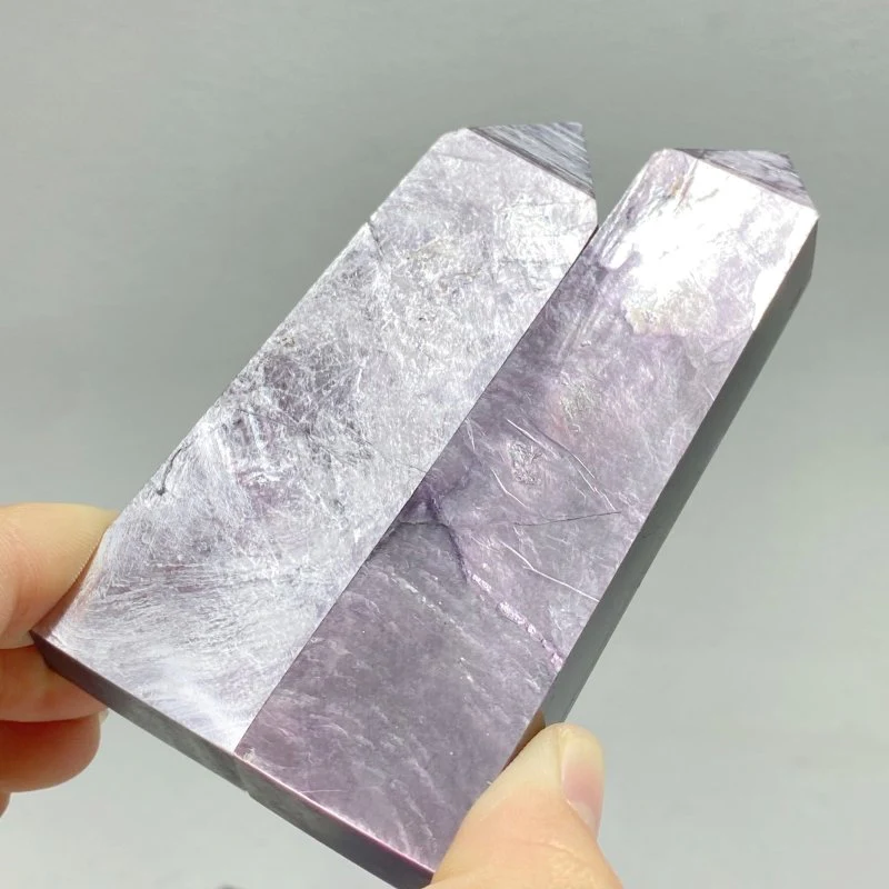 26 Pieces Purple Lepidolite Tower Points - Image 5