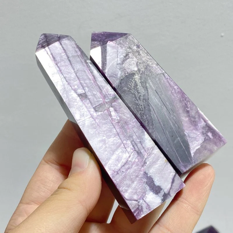 26 Pieces Purple Lepidolite Tower Points - Image 7