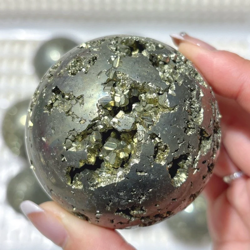 11 Pieces High Quality Pyrite Spheres Ball