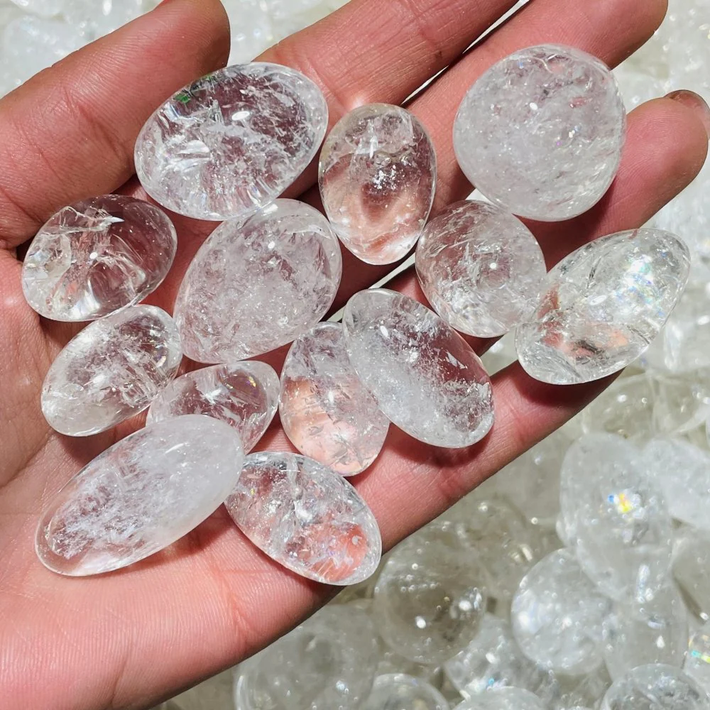 High Quality Rainbow Clear Quartz Tumbled Wholesale - Image 4