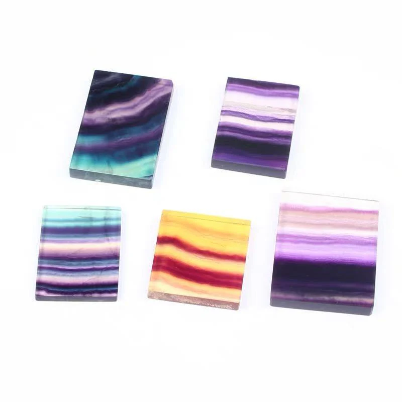 High Quality Rainbow Colourful Fluorite Cuboid - Image 7