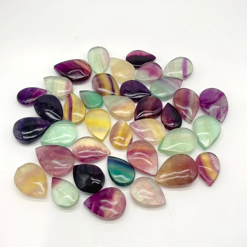 High Quality Rainbow Fluorite Teardrop Shape Crystal Wholesale