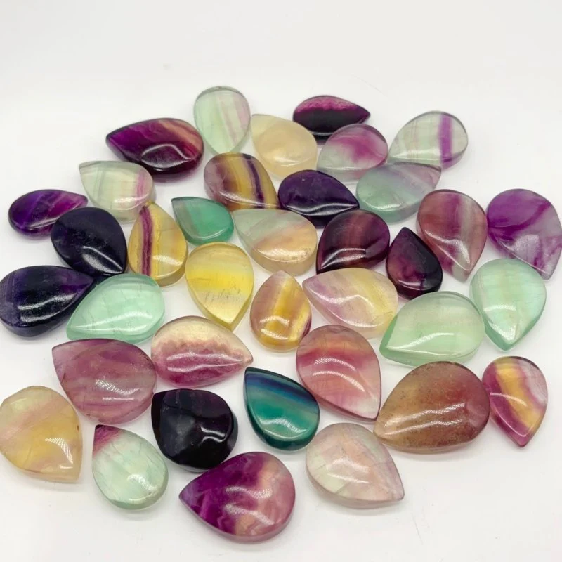 High Quality Rainbow Fluorite Teardrop Shape Crystal Wholesale - Image 2