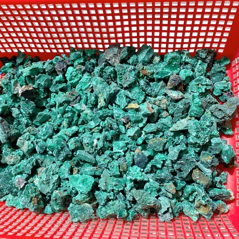 11lbs Natural Small Raw Malachite High Quality