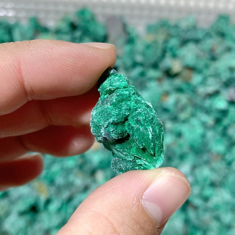 11lbs Natural Small Raw Malachite High Quality - Image 3