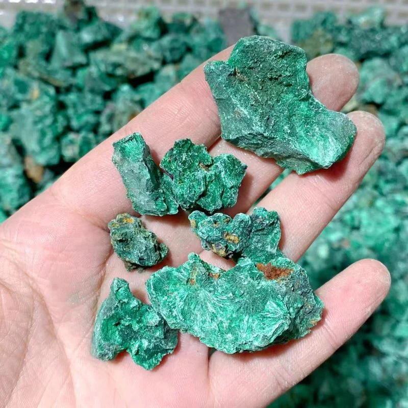 11lbs Natural Small Raw Malachite High Quality - Image 5