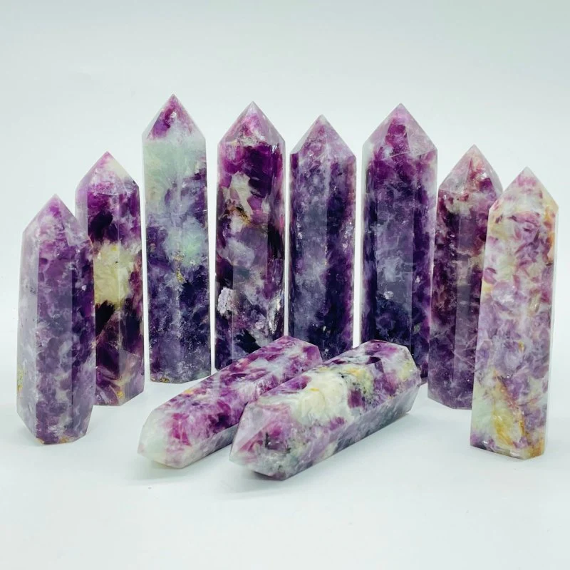 Spark Lepidolite Tower Points Wholesale - Image 2