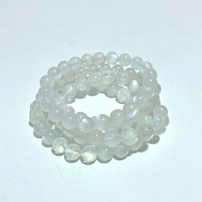 High Grade Sri Lanka Clear Moonstone Crystal Bracelet (HGUB03) - Image 3