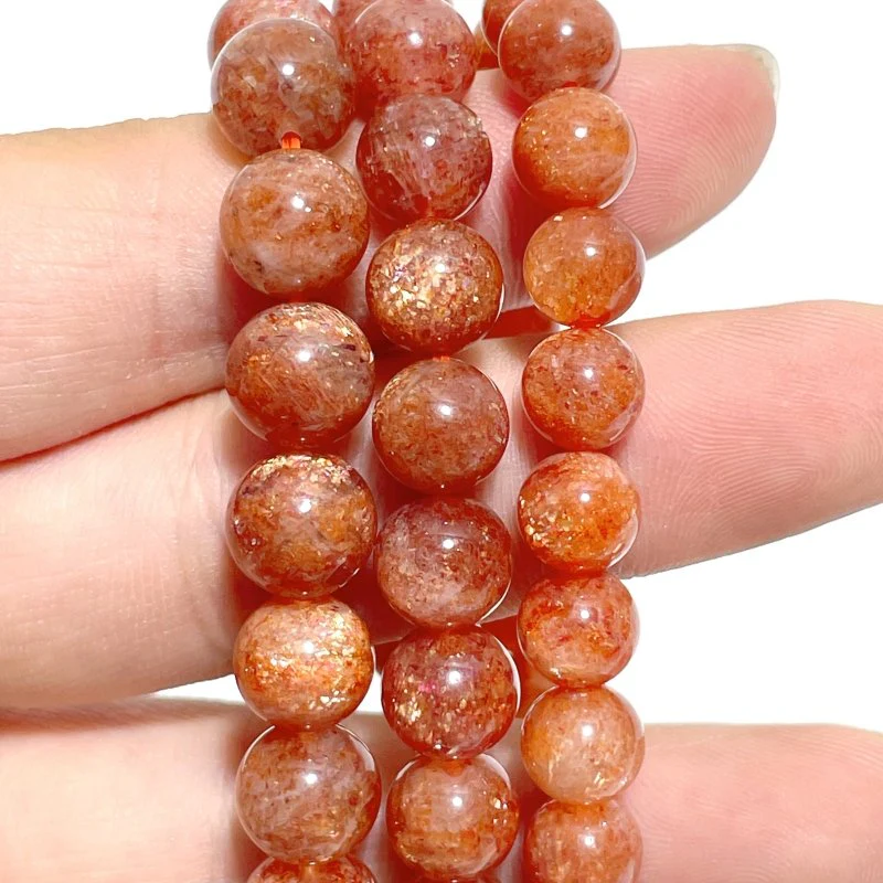 6 Pieces High Quality Sunstone Bracelets For Collection - Image 3