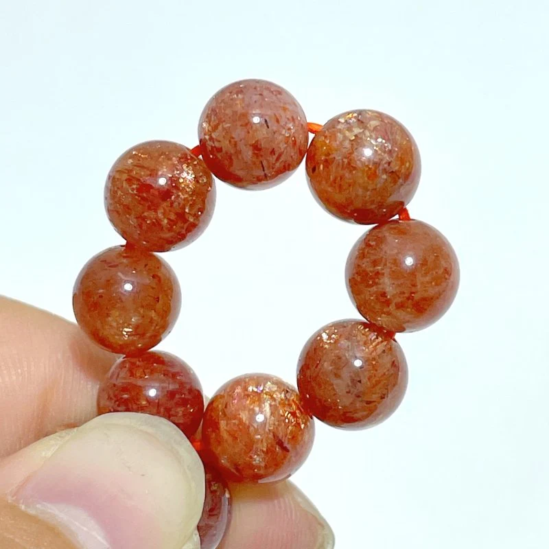 6 Pieces High Quality Sunstone Bracelets For Collection - Image 4