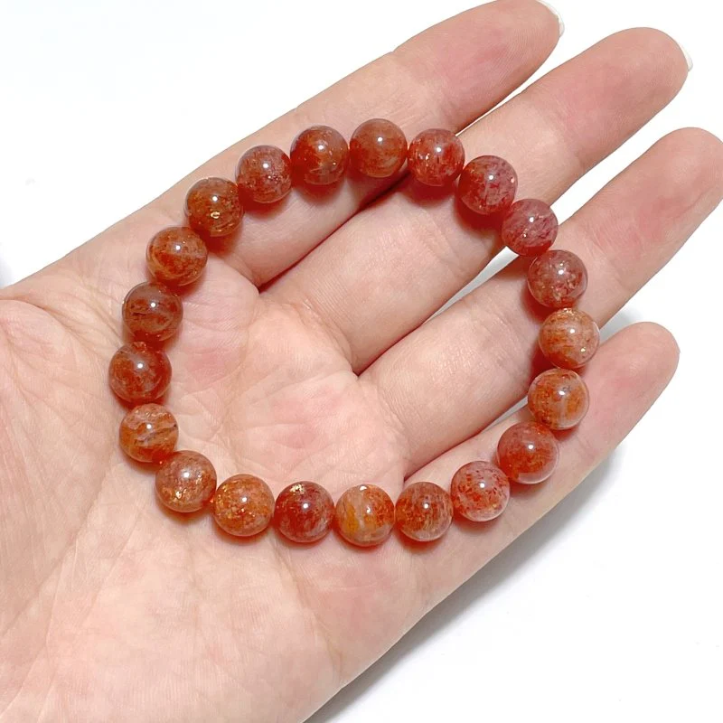 6 Pieces High Quality Sunstone Bracelets For Collection - Image 5