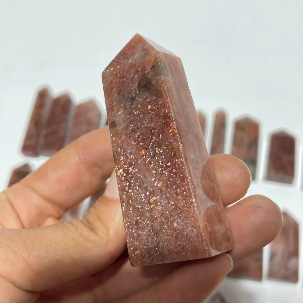 35 Pieces High Quality Sunstone Points - Image 2