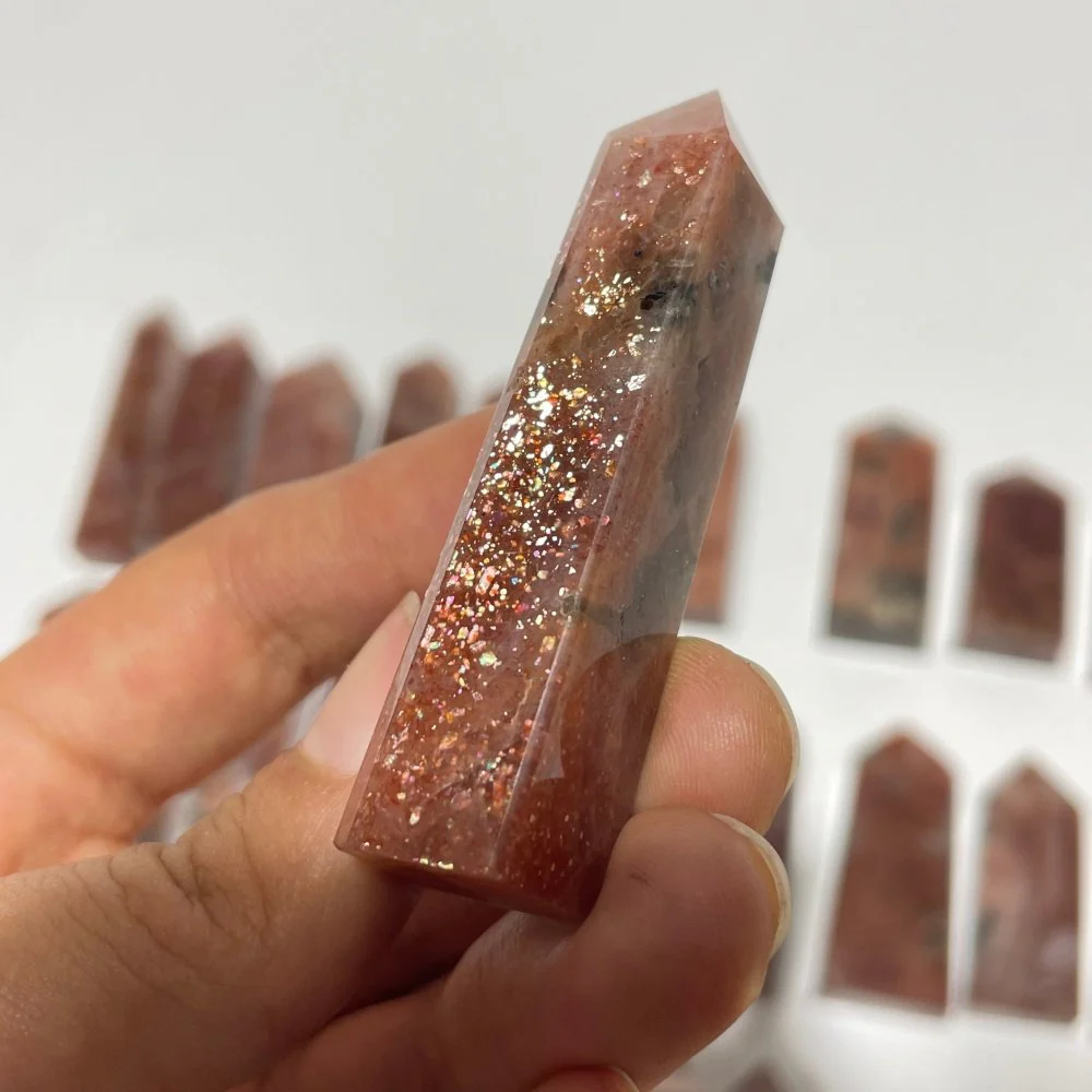 35 Pieces High Quality Sunstone Points - Image 3