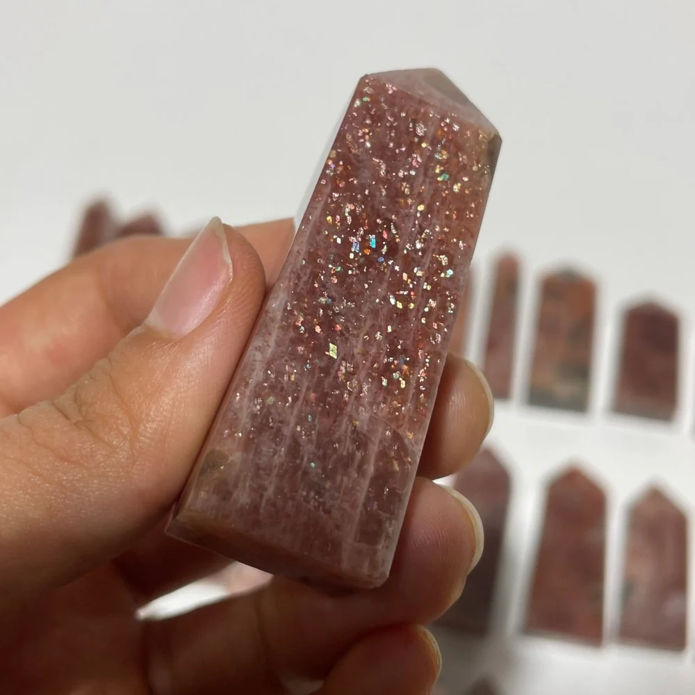 35 Pieces High Quality Sunstone Points - Image 4