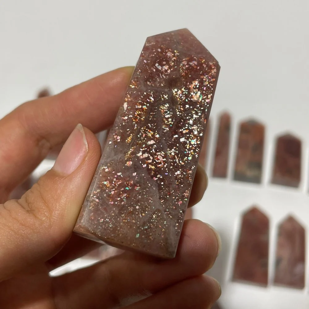 35 Pieces High Quality Sunstone Points - Image 5