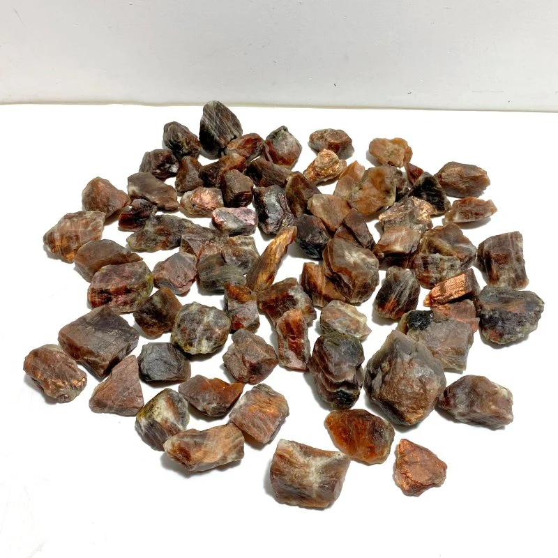 71 Pieces High Quality Sunstone Raw Stone Specimen