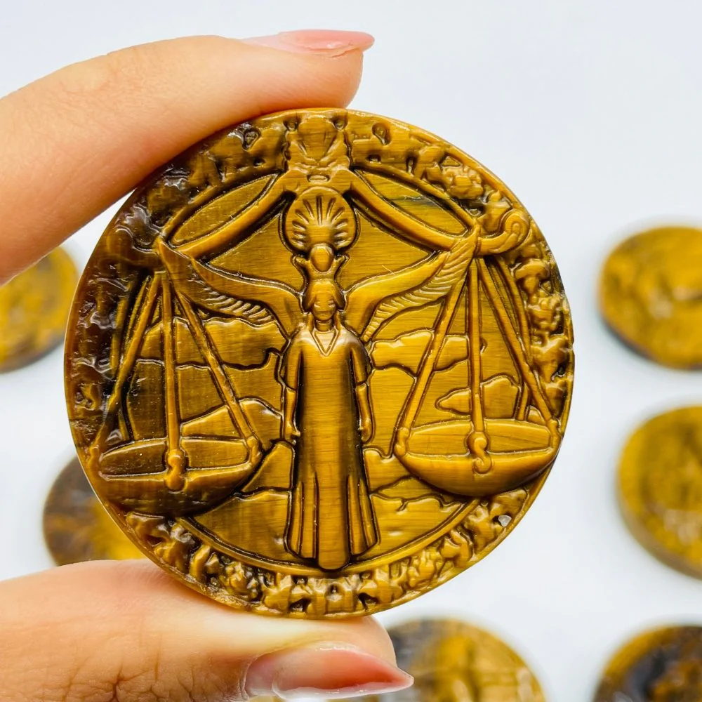 High Quality Tiger Eye Twelve Constellations Carving Wholesale - Image 10