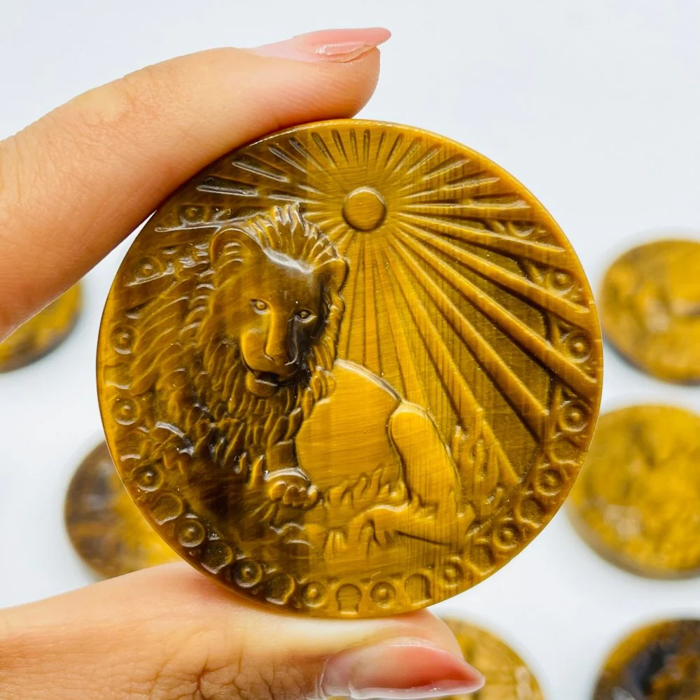 High Quality Tiger Eye Twelve Constellations Carving Wholesale - Image 8