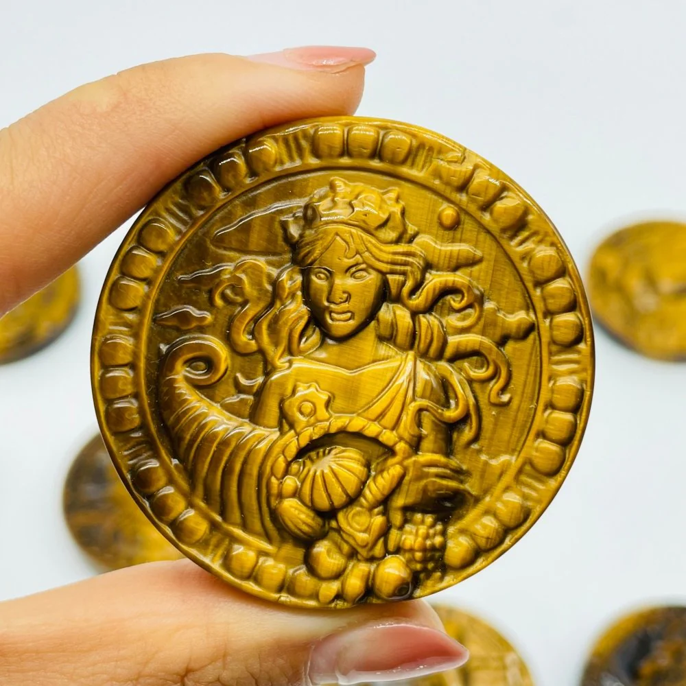 High Quality Tiger Eye Twelve Constellations Carving Wholesale - Image 9