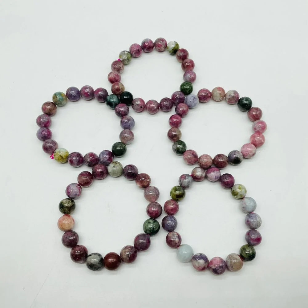 5 Pieces 12mm High Quality Unicorn Stone Bracelets - Image 6