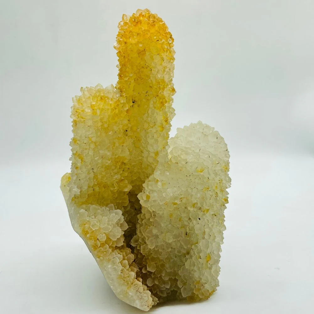 High Quality Yellow Cactus Quartz Cluster - Image 3