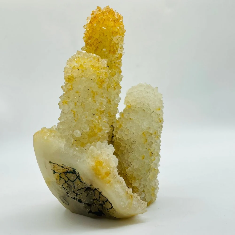 High Quality Yellow Cactus Quartz Cluster - Image 6