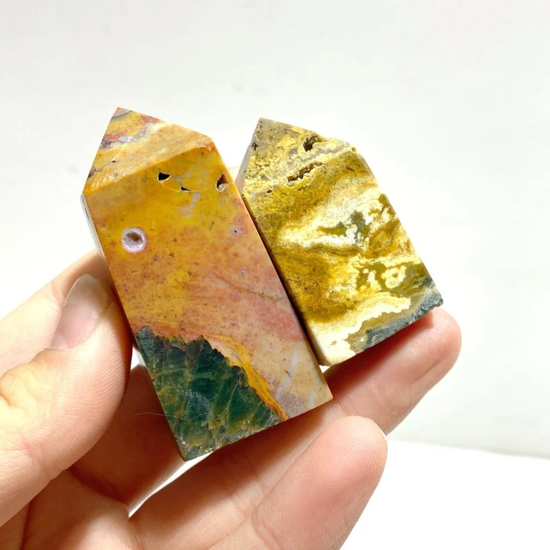 22 Pieces 8th Vein Ocean Jasper Tower - Image 7