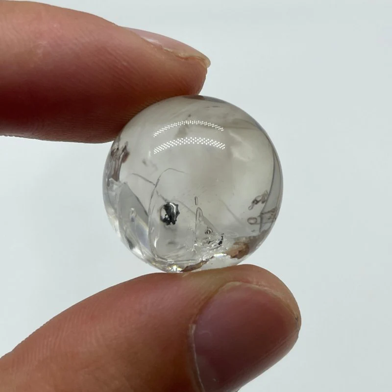 High Quality Enhydro Quartz Sphere With Moving Bubble