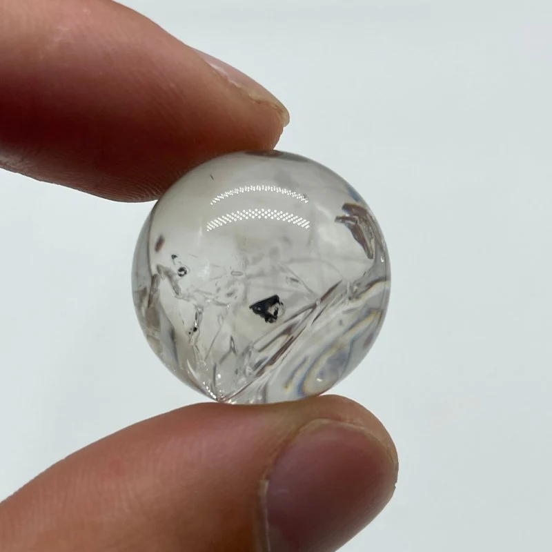High Quality Enhydro Quartz Sphere With Moving Bubble - Image 2