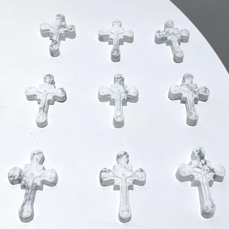 Howlite Crucifixion of Jesus Carving Wholesale - Image 5
