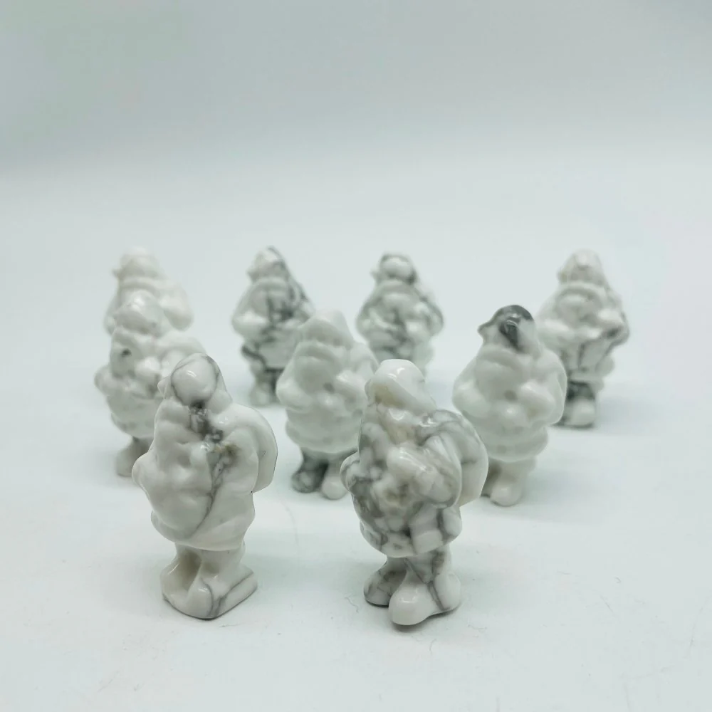 Howlite Santa Claus Carving Wholesale - Image 2
