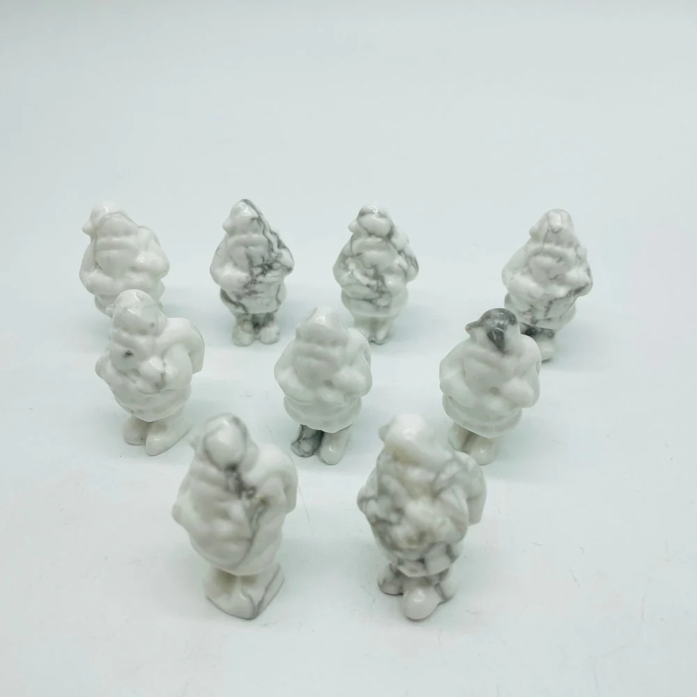 Howlite Santa Claus Carving Wholesale - Image 4