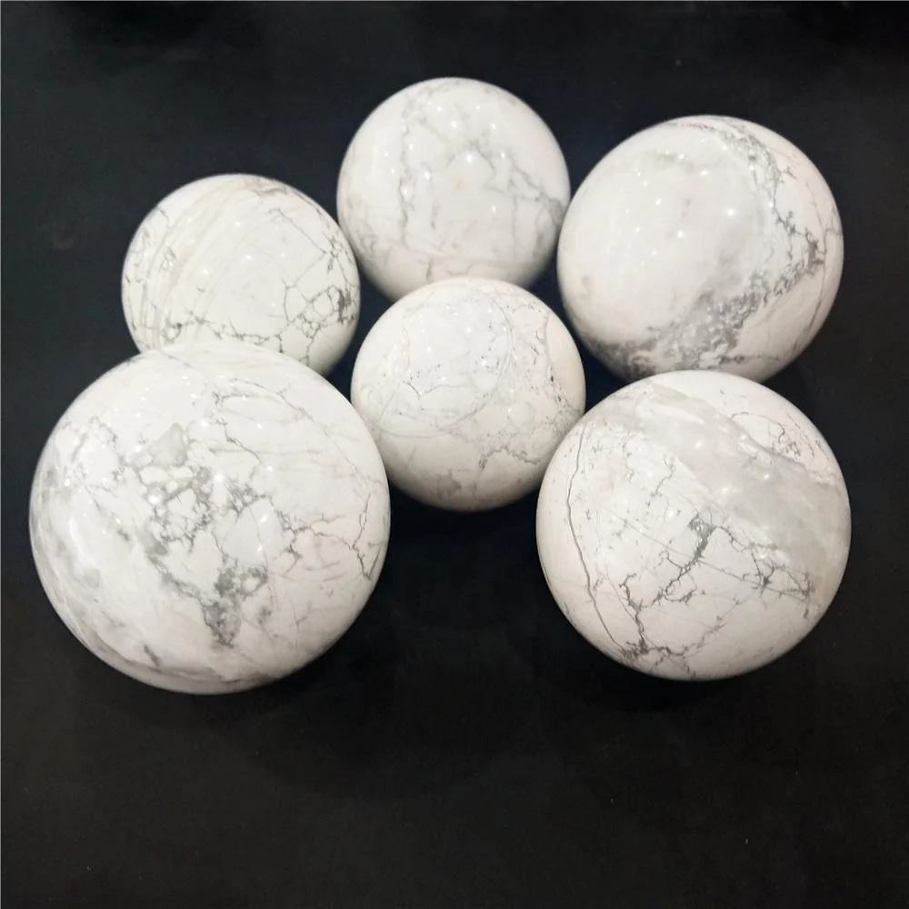 Howlite Spheres Wholesale 2-3in(5-7.5cm) - Image 2