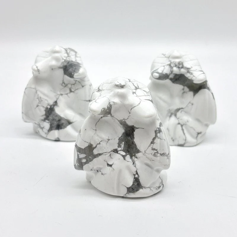 Howlite Toothless Dragon Carving Wholesale - Image 3