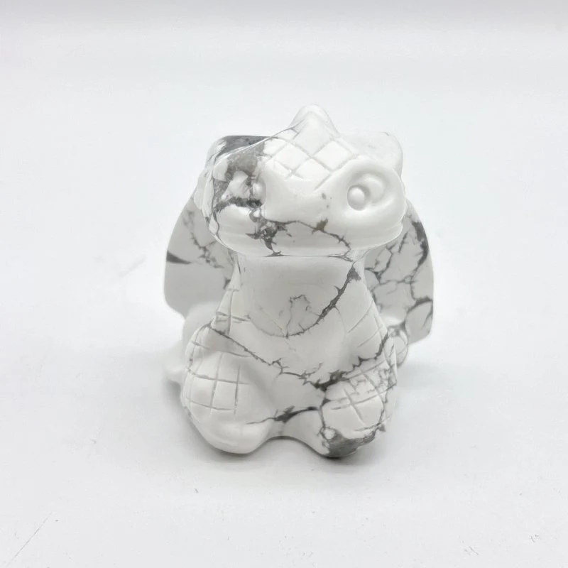 Howlite Toothless Dragon Carving Wholesale - Image 4