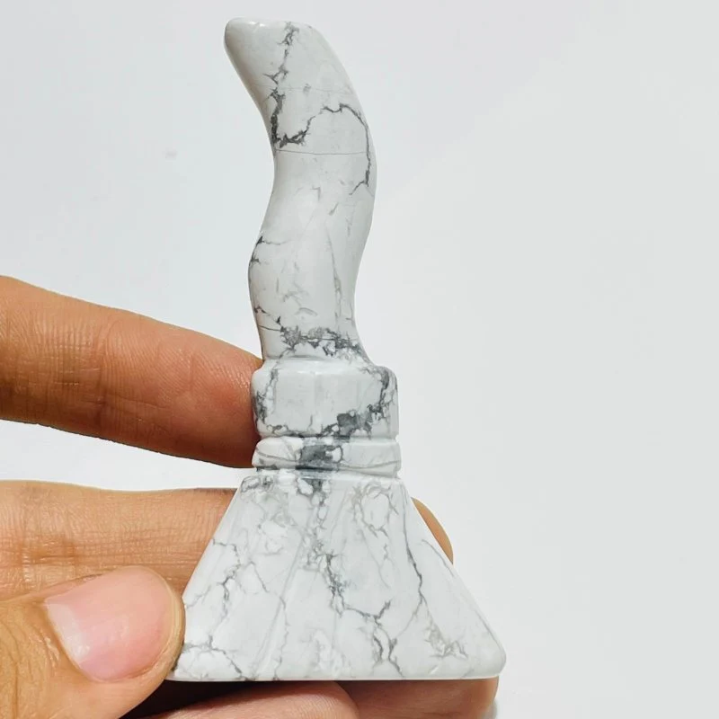 Howlite Wizarding Broomsticks Carving Wholesale - Image 2