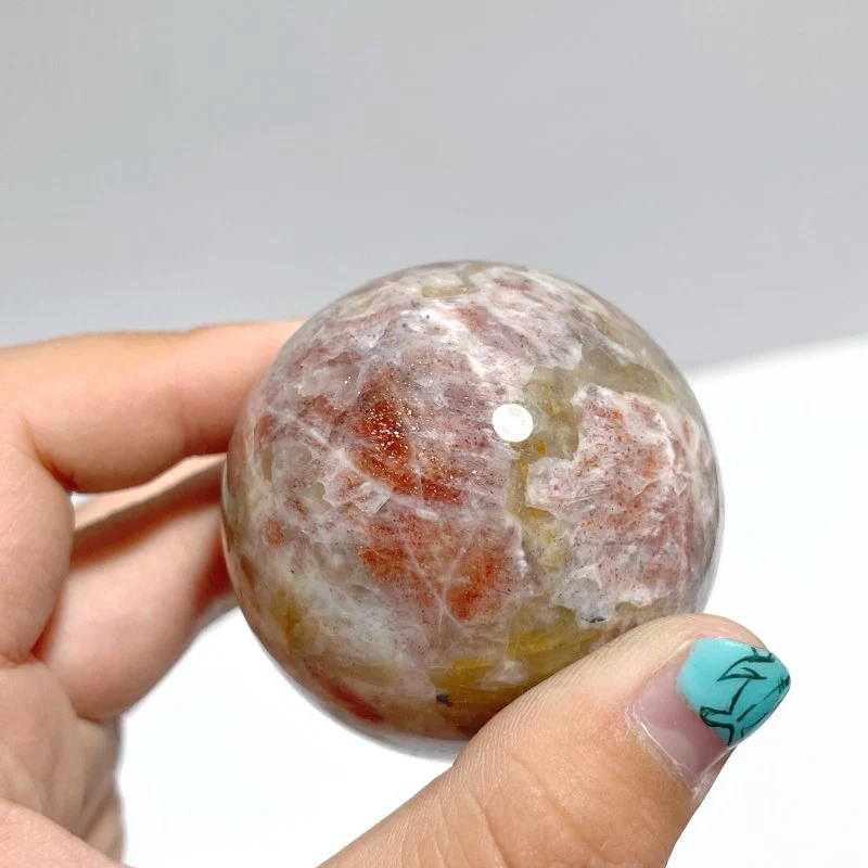 5-6cm Sunstone Spheres Ball Wholesale - Image 2