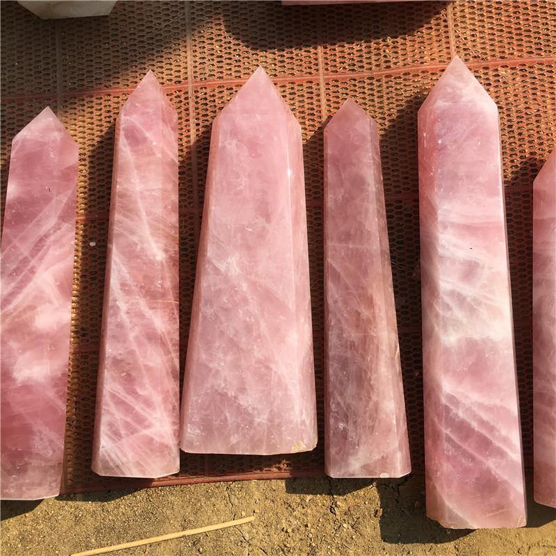 Large Rose Quartz Tower Point Wholesale - Image 5