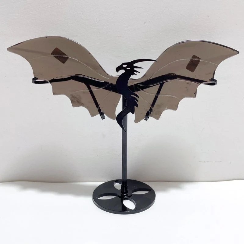 2 Pairs Ice Obsidian Flying Dragon Wing With Stand - Image 2