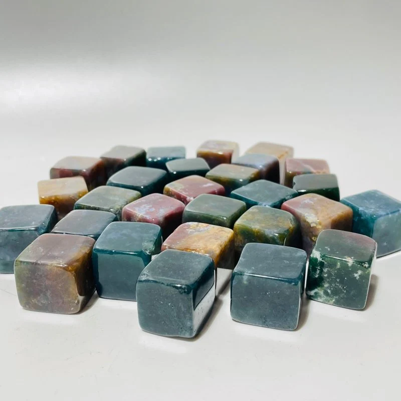 India Agate Cube Tumbled Wholesale - Image 3