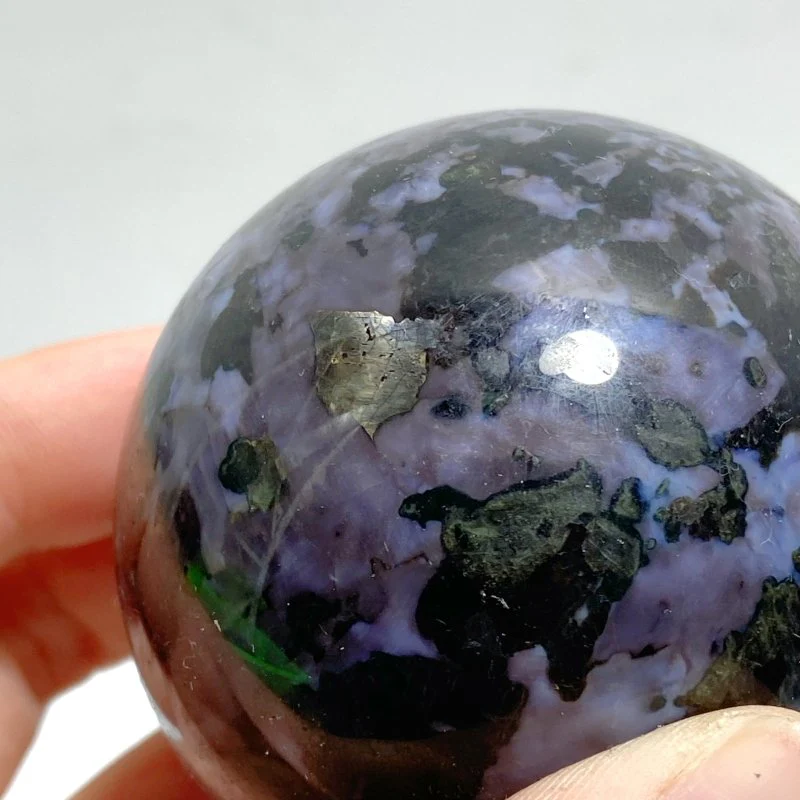 Indigo Gabbro Stone Sphere Ball Wholesale - Image 3