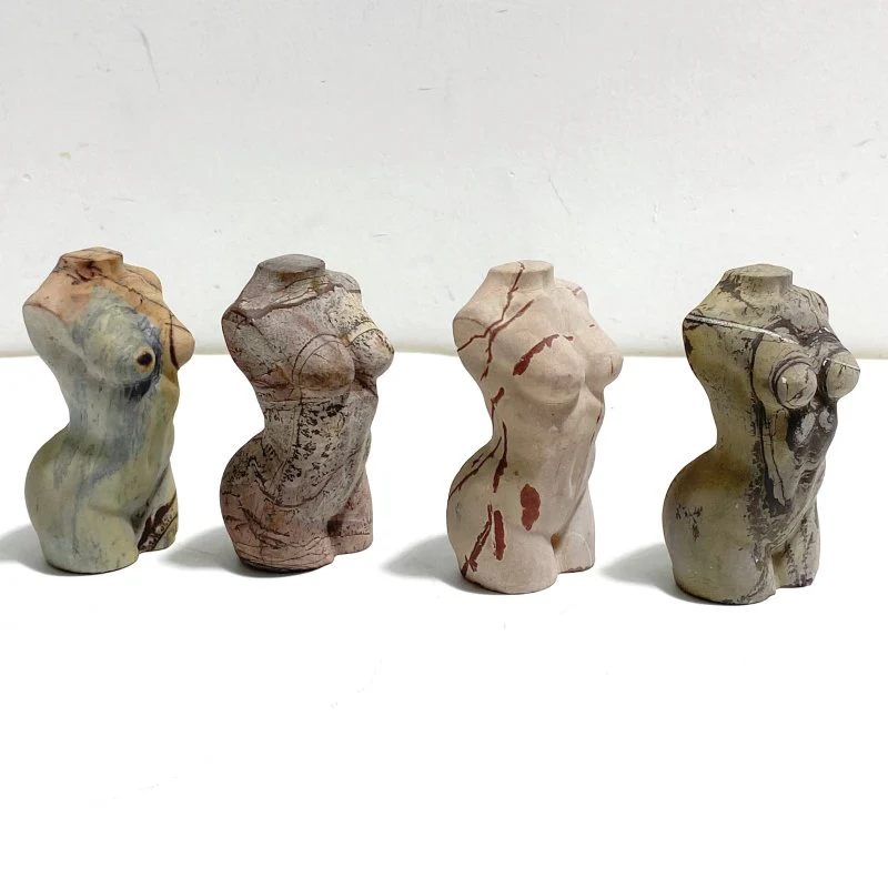 Ink Painting Stone Goddess Crystal Carving Wholesale - Image 2