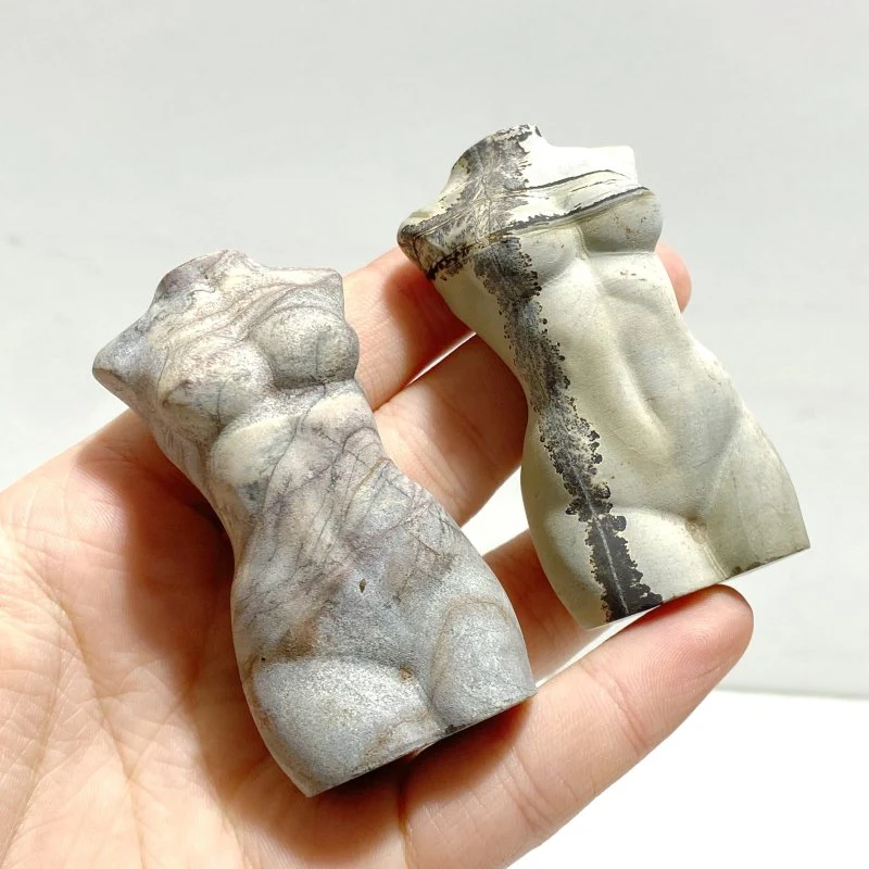 Ink Painting Stone Goddess Crystal Carving Wholesale - Image 5