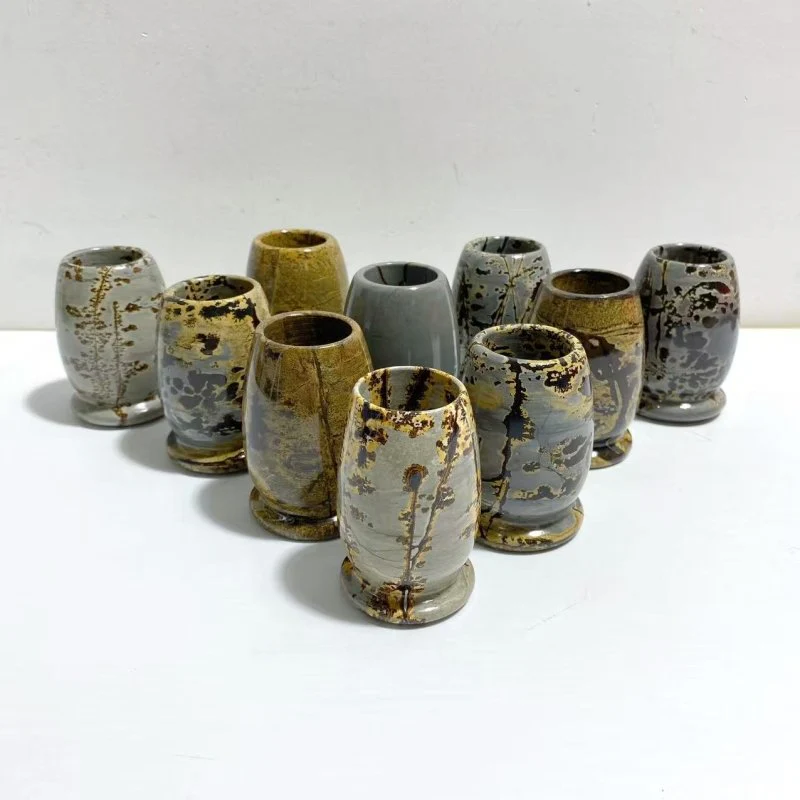 Ink Painting Stone Vase Wholesale Home Decor