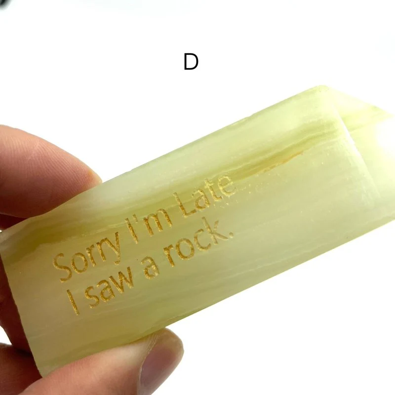 Interesting Chiseled Words With Afghanistan Jade Tower - Image 6