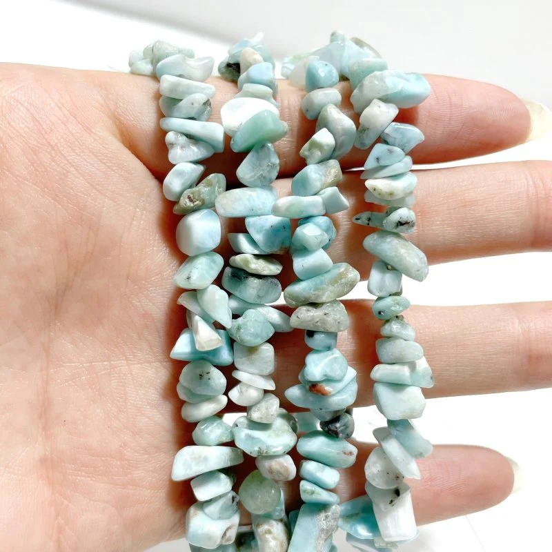 Irregular Crystal Chips Stone DIY Larimar Malachite Wholesale Loose Beads #1 - Image 3