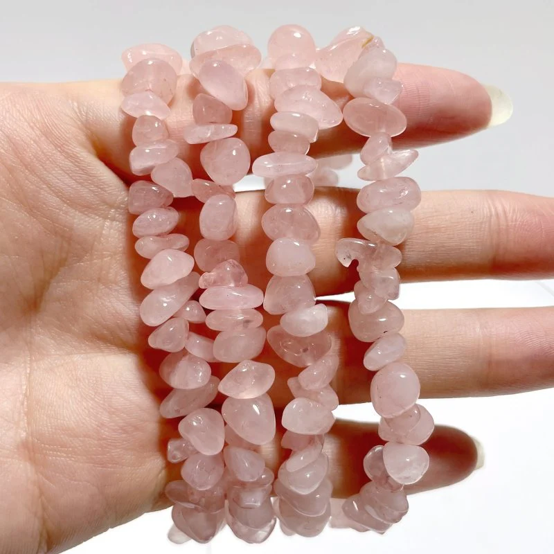Irregular Crystal Chips Stone DIY Rose Quartz Obsidian Loose Beads #2 - Image 12