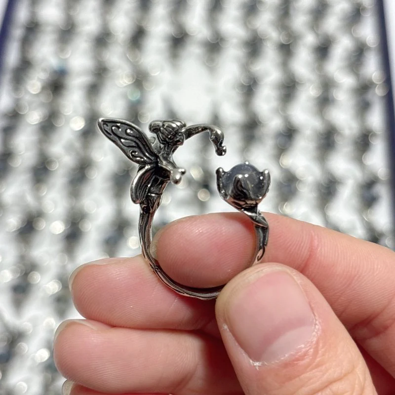 Labradorite Butterfly Fairy Ring Wholesale - Image 2
