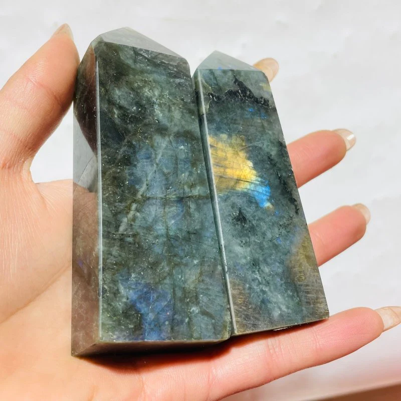 Labradorite Four-Sided Tower Point Wholesale - Image 2